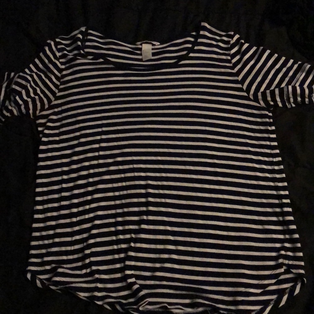 H&M basic stripped t-shirt